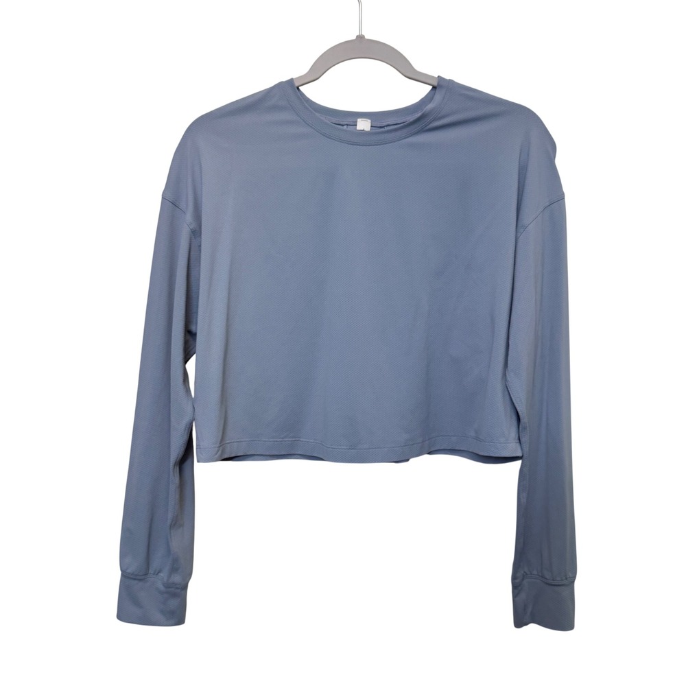 Lululemon Abrasion-Resistant Shirt 4 Chambray Long Sleeve Stretch Training